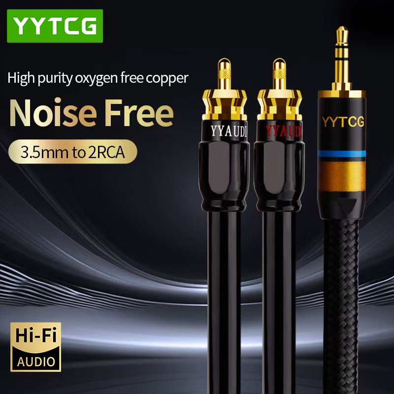 Home Cinema Dvd - YYTCG RCA Cable HiFi Stereo 3.5mm