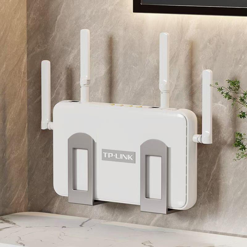 Home Cinema Rack - 2Pcs Wall-Mounted Router Storage Box Wifi