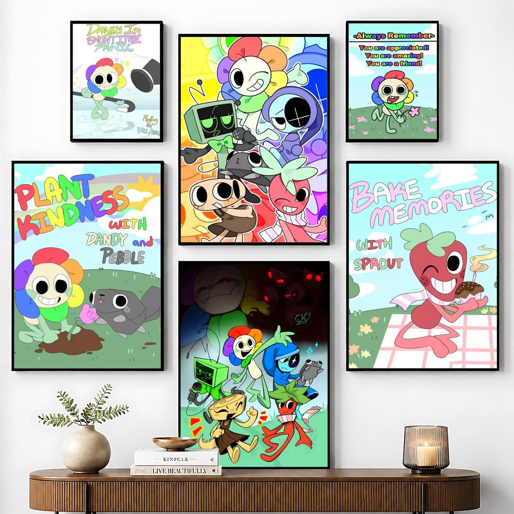 Home Cinema Wallpaper - Game D-Dandys World Poster Perfect Sticker