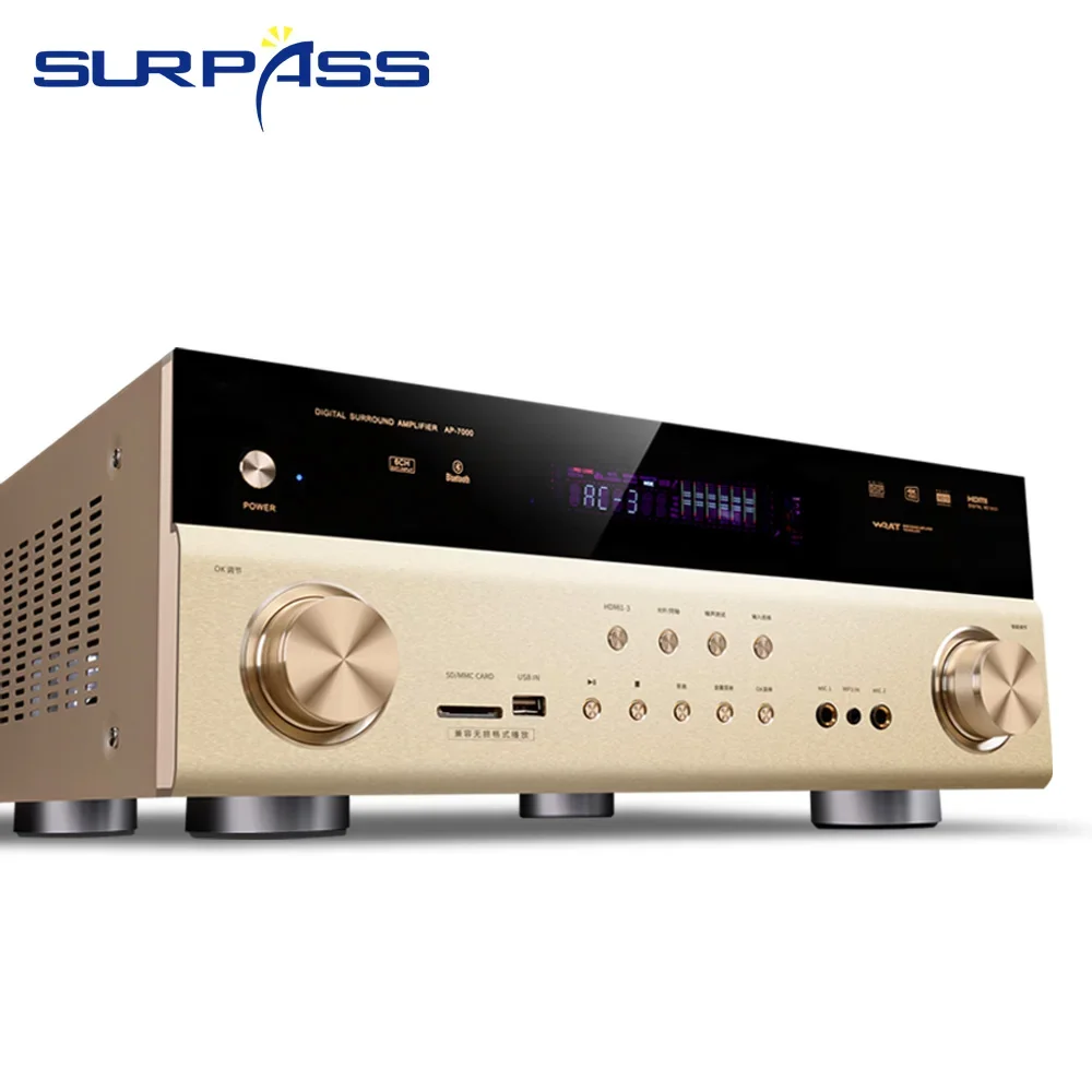 Home Cinema Bluetooth 5.1 - Home Theater Audio Amplifier 6-channel Bluetooth