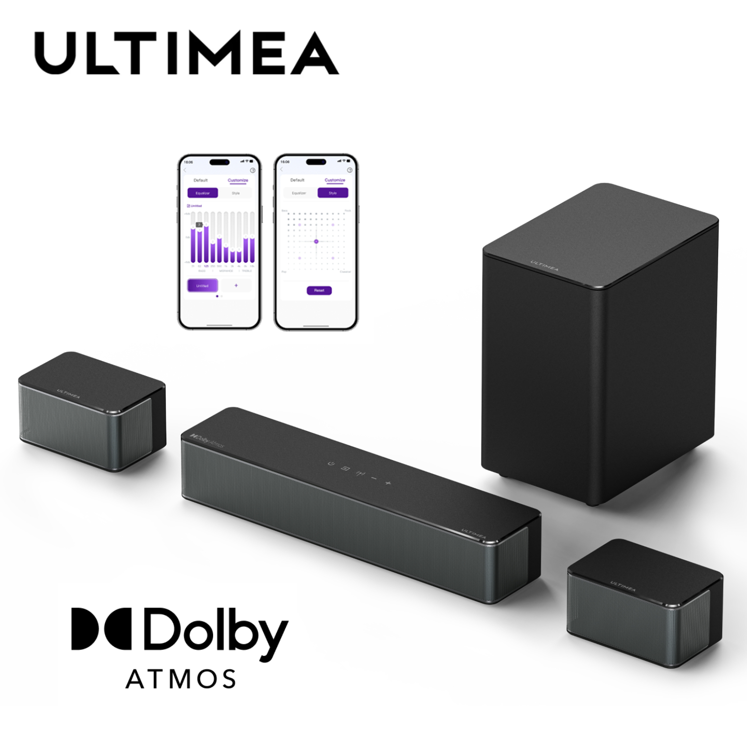 Home Cinema Onkyo 5.1 - ULTIMEA Poseidon M4T Soundbar 5.1 Channel