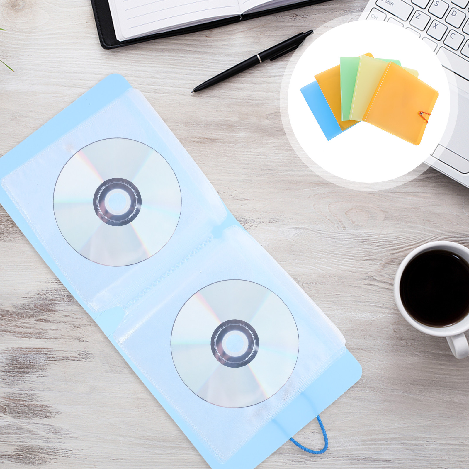 Home Cinema Dvd - 5Pcs Cd Dvd Storage Binder 12-Slot