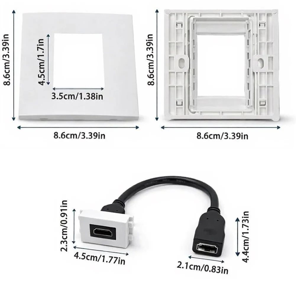 Dual Port Wall Plate With Pigt - Home Cinema Setup recension och pris