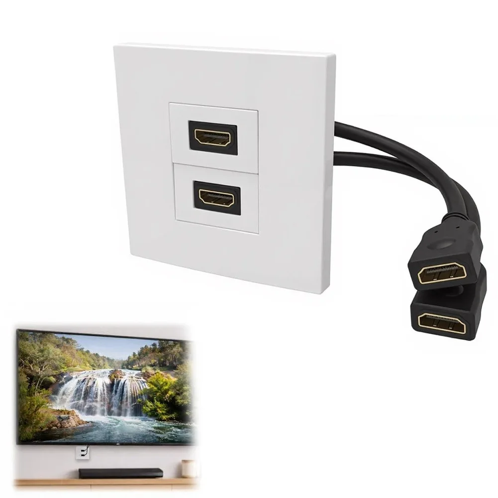 Dual Port Wall Plate With Pigt - Home Cinema Setup recension och pris