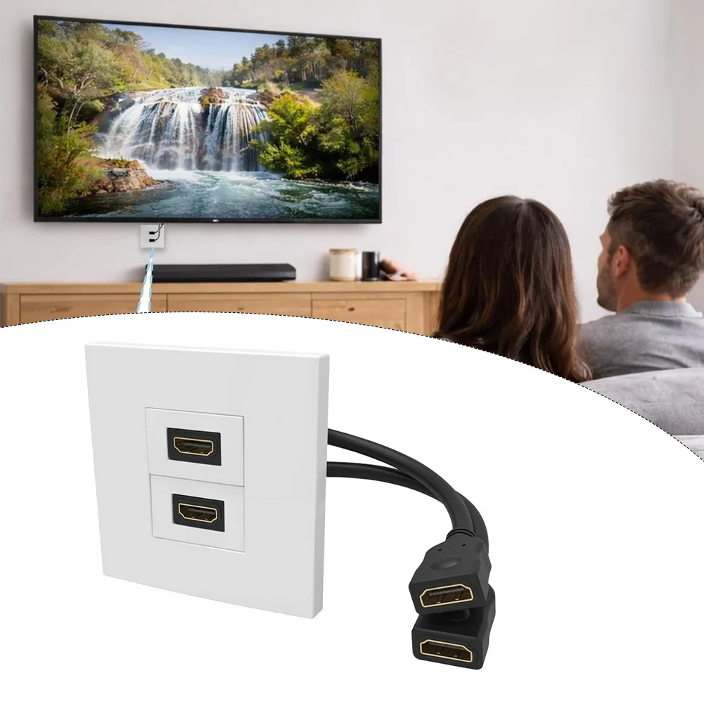 Dual Port Wall Plate With Pigt - Home Cinema Setup recension och pris