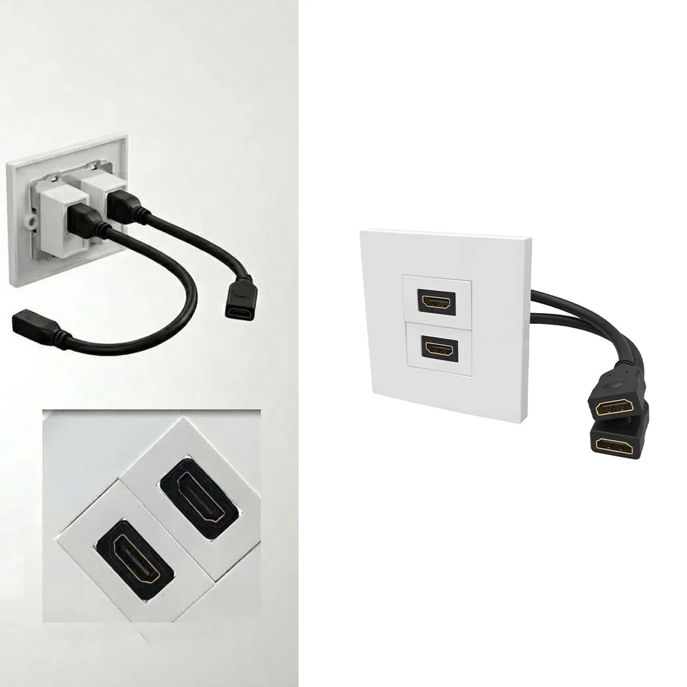 Dual Port Wall Plate With Pigt - Home Cinema Setup recension och pris