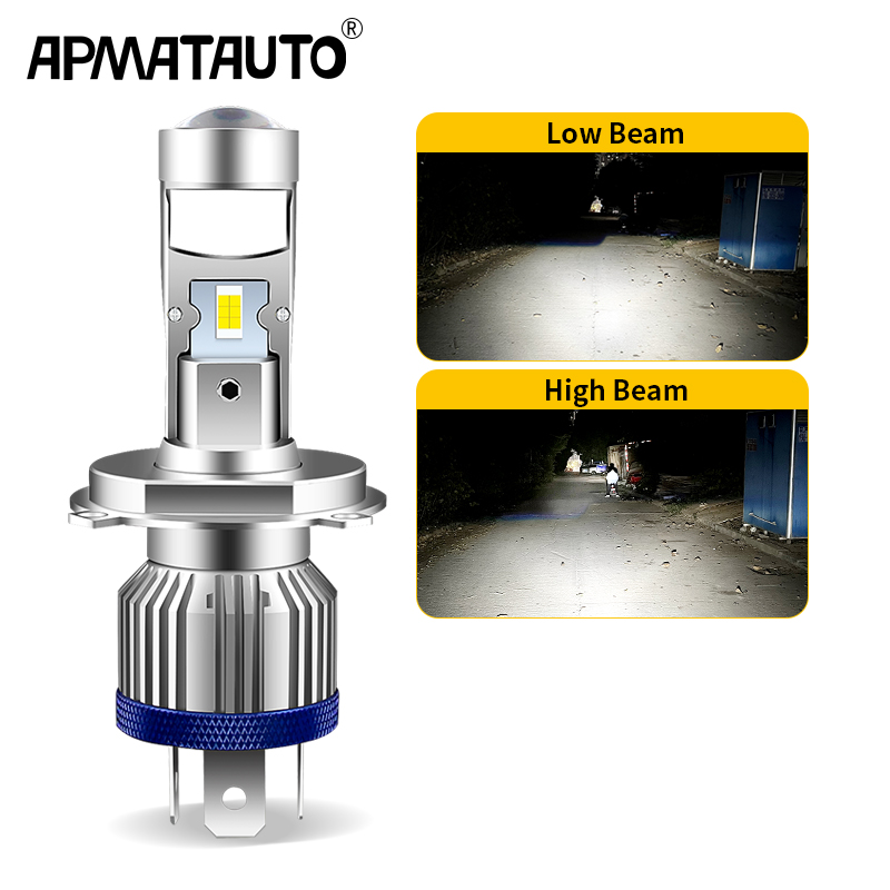 H4 HS1 LED Motorcycle Headligh - Projector Lamp Replacement recension och pris