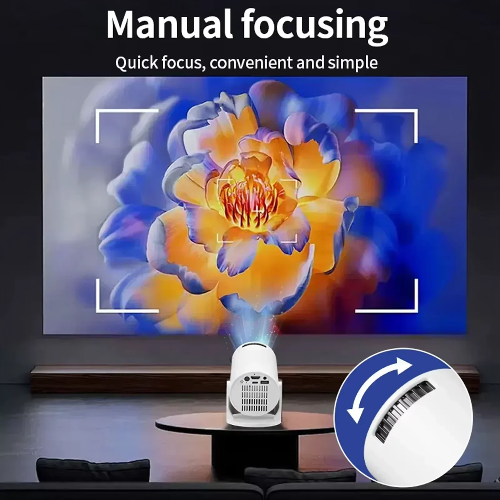 New SmartProjector Mini HY300  - Home Cinema Setup recension och pris