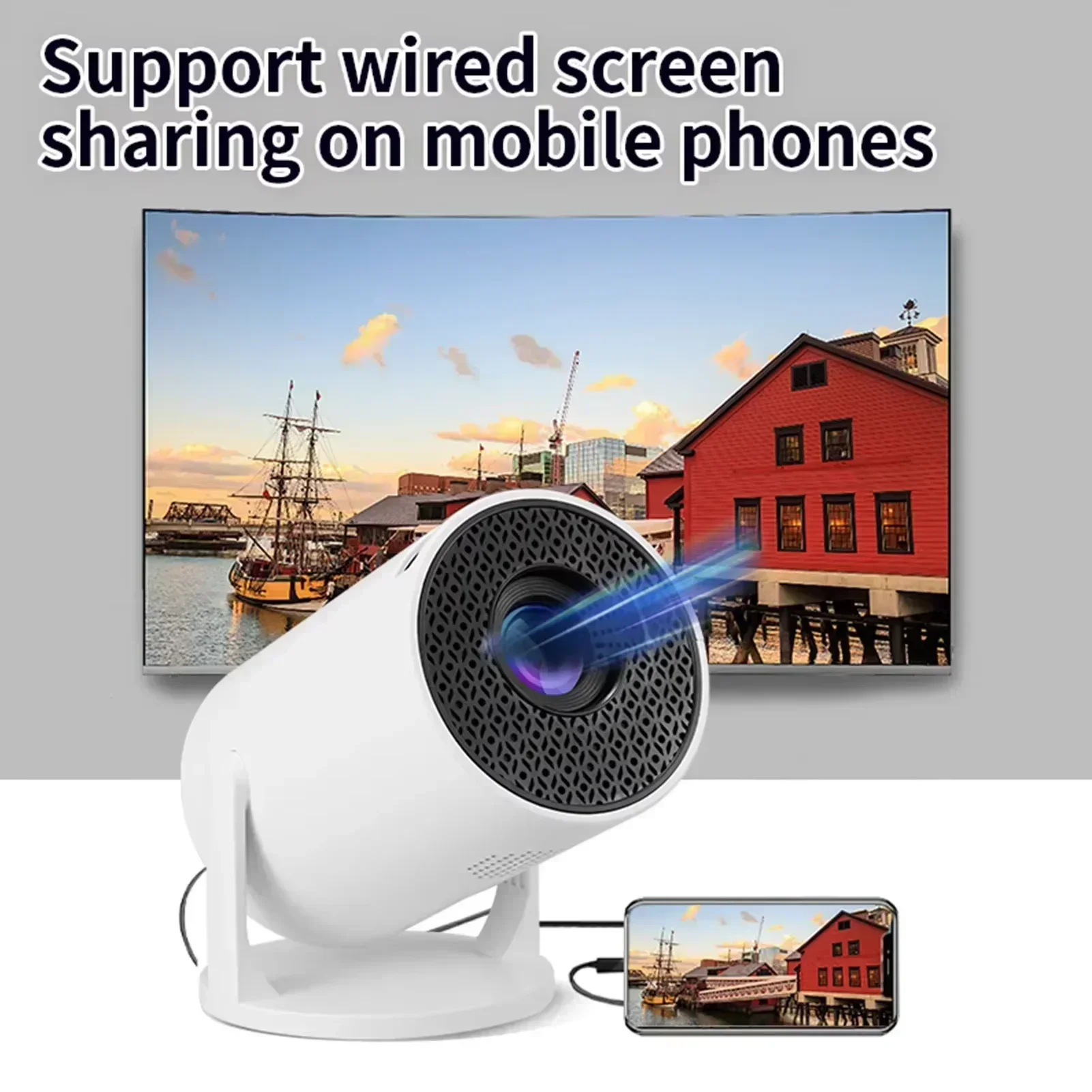 New SmartProjector Mini HY300  - Home Cinema Setup recension och pris
