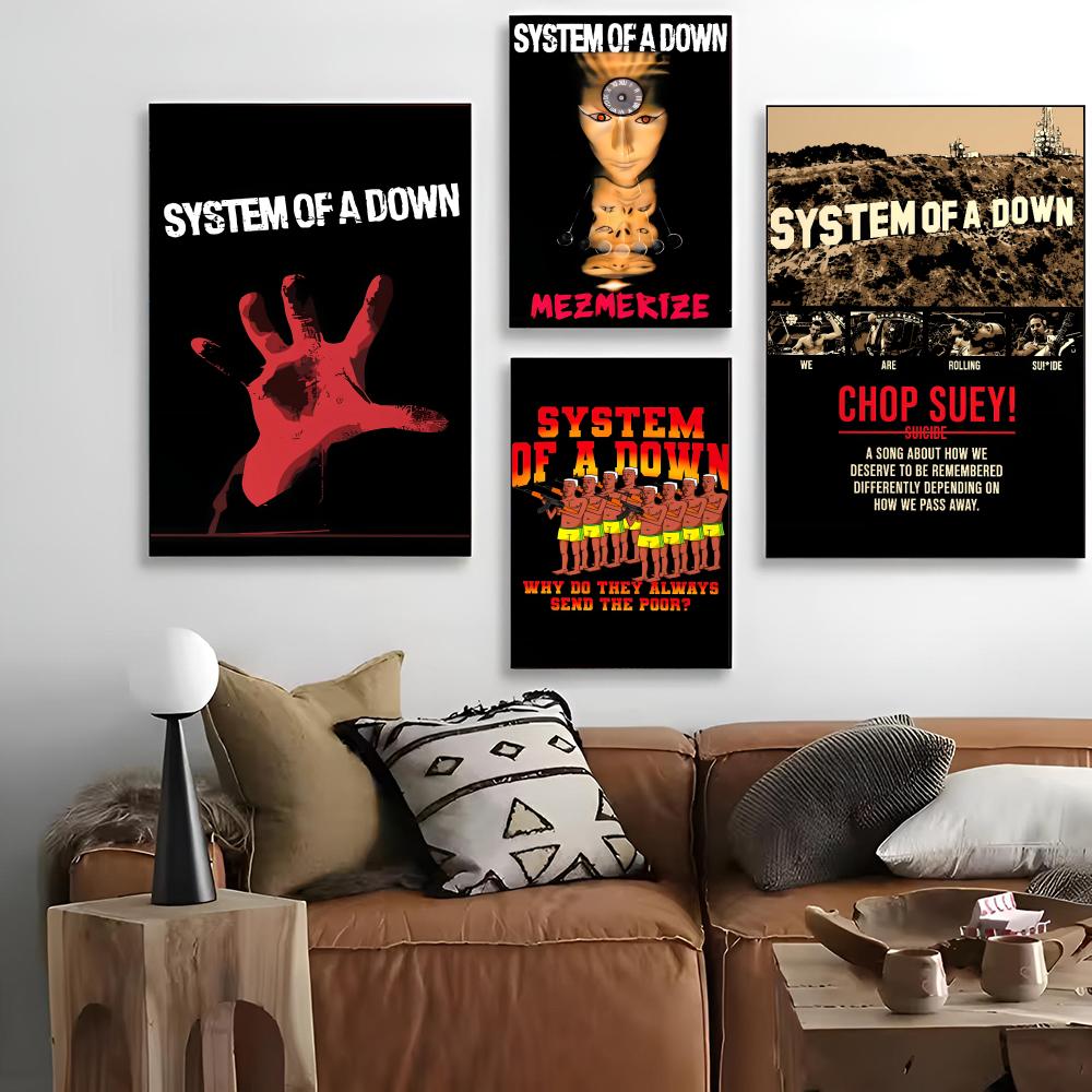 Heavy Metal Band System Of A D - Home Cinema Wallpaper recension och pris