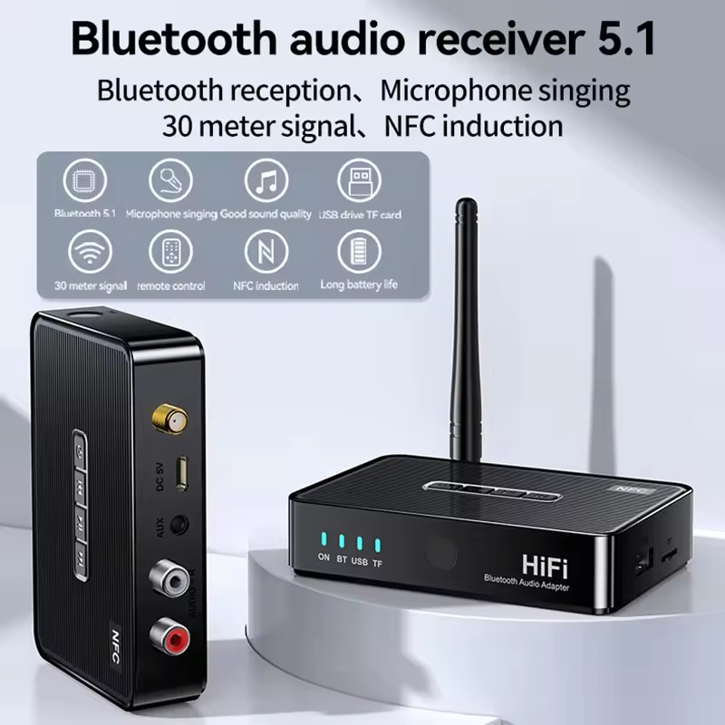 NFC Bluetooth Receiver 6.5mm B - Home Cinema Bluetooth 5.1 recension och pris