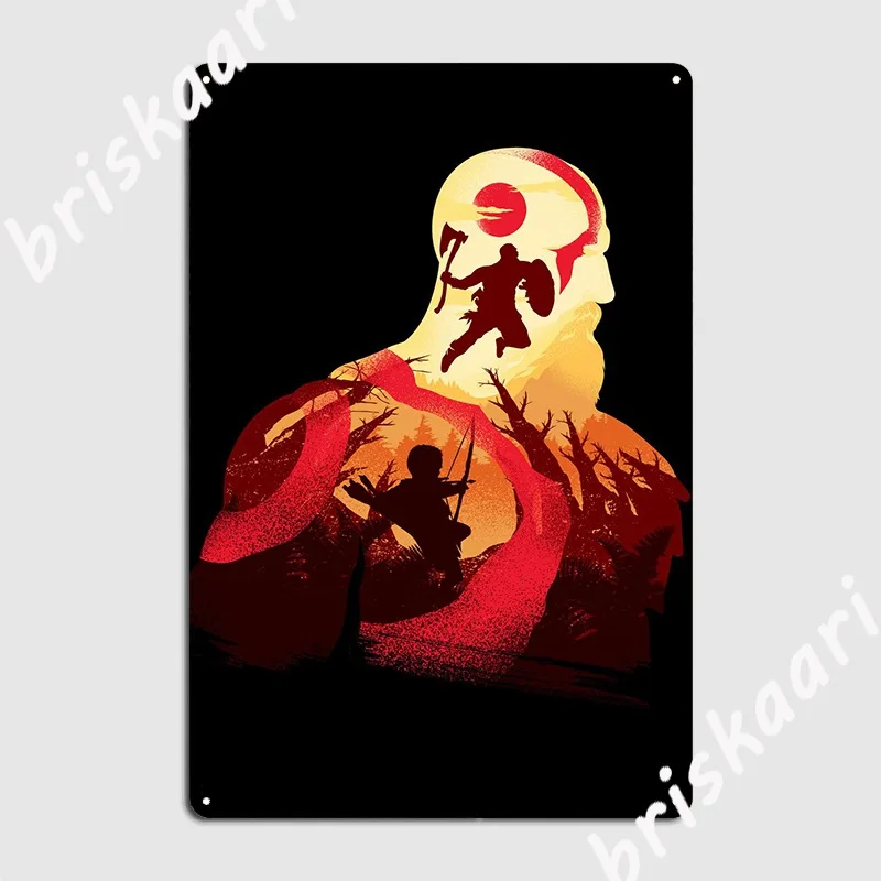 God Of War Kratos Metal Sign P - Home Cinema Setup recension och pris