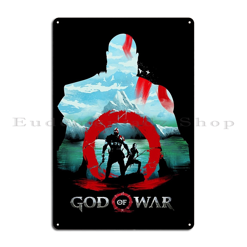 God Of War Kratos Metal Sign P - Home Cinema Setup recension och pris