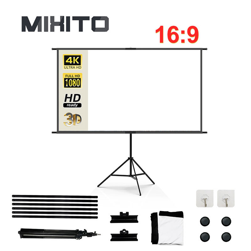 MIXITO Portable 16:9 High-defi - Home Cinema Blanc recension och pris