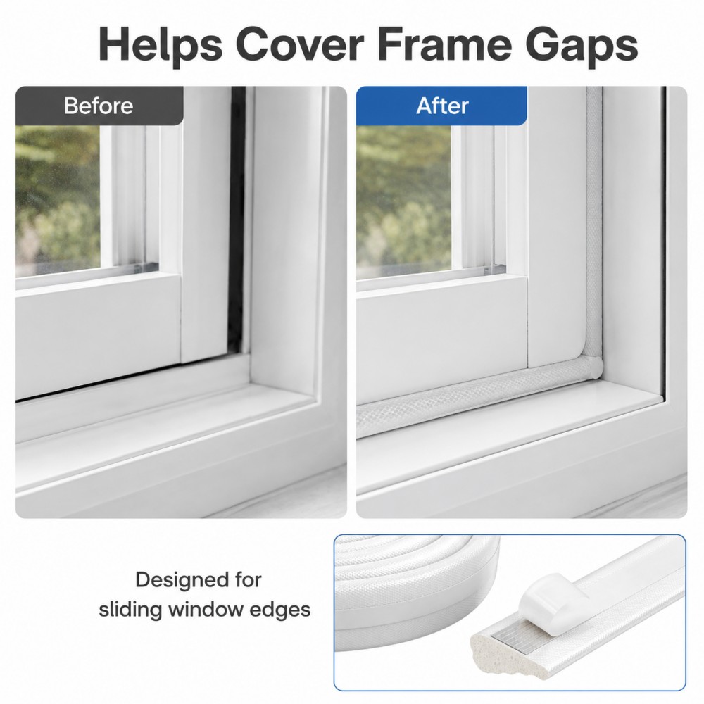 3/5m Self Adhesive Window Seal - Acoustic Foam Panel recension och pris