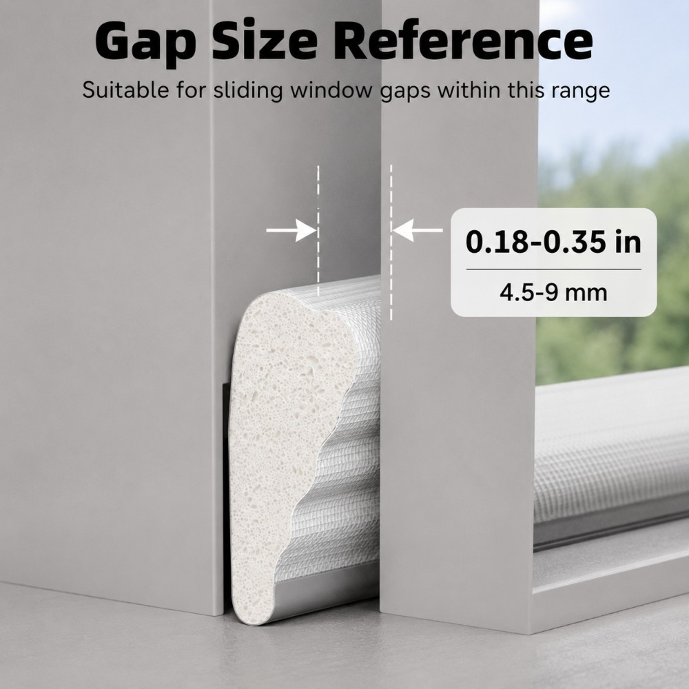 3/5m Self Adhesive Window Seal - Acoustic Foam Panel recension och pris