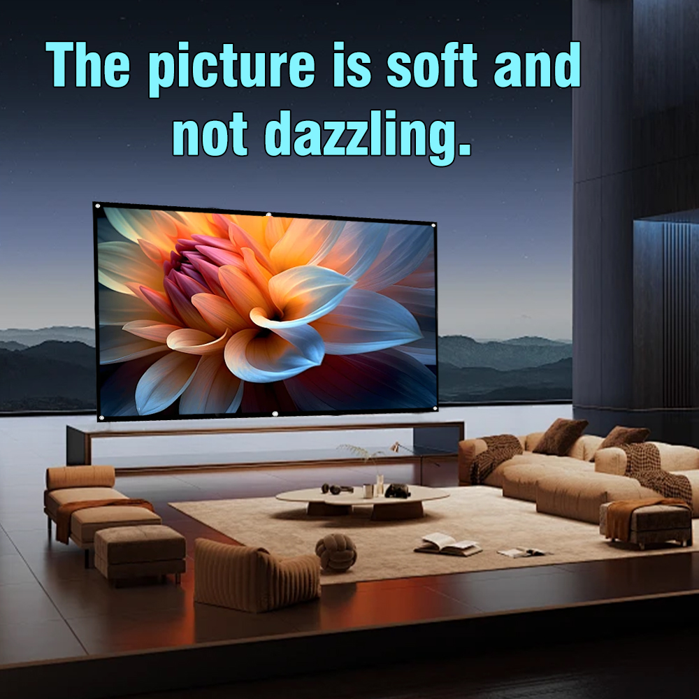 XIAOHUI 60-180Inch Projector W - Home Cinema Blanc recension och pris
