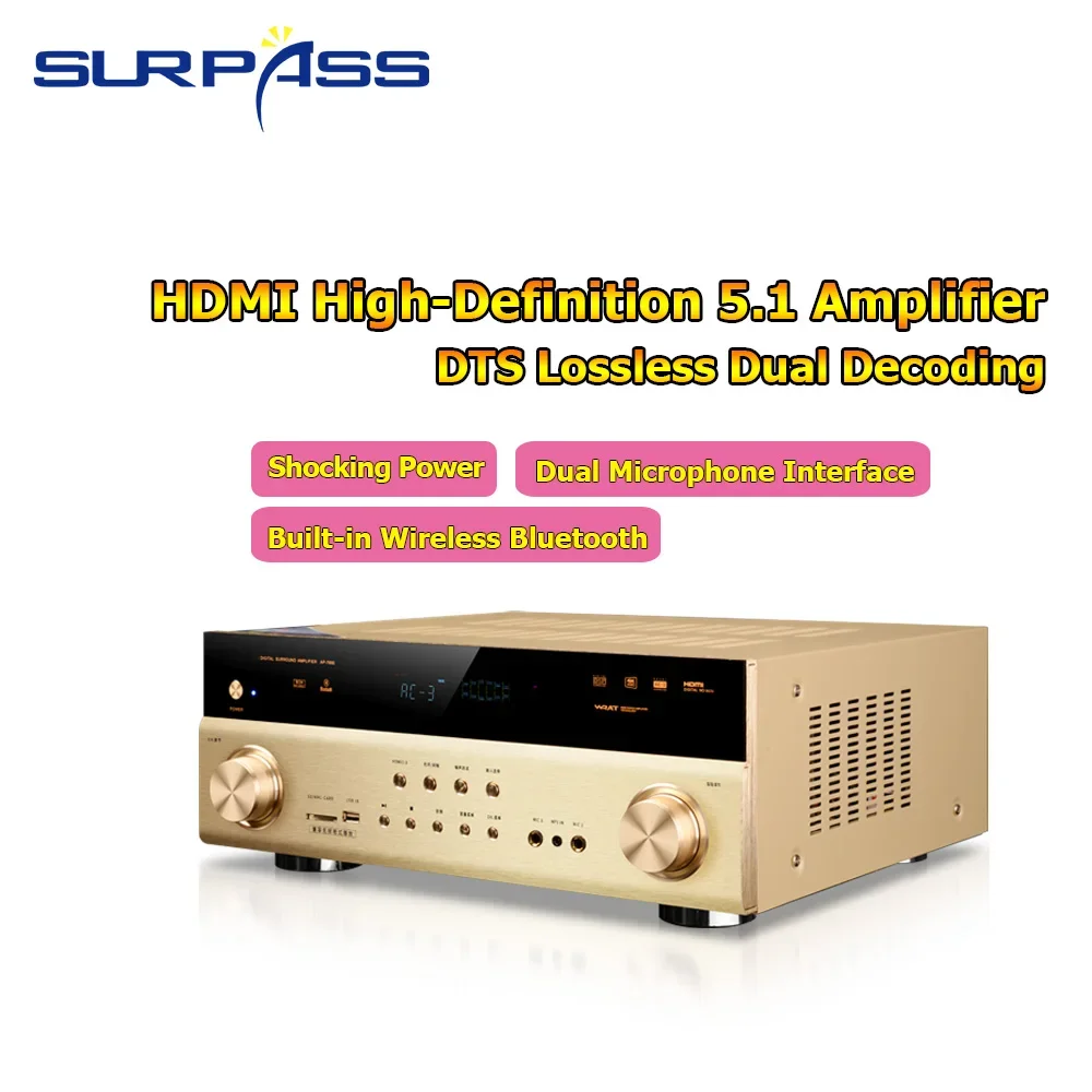 Home Theater Audio Amplifier 6 - Home Cinema Bluetooth 5.1 recension och pris