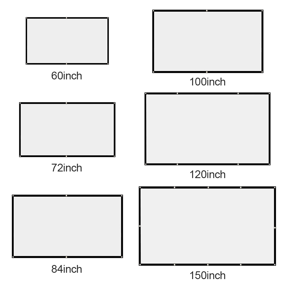Portable Projector Screen Simp - Home Cinema Blanc recension och pris