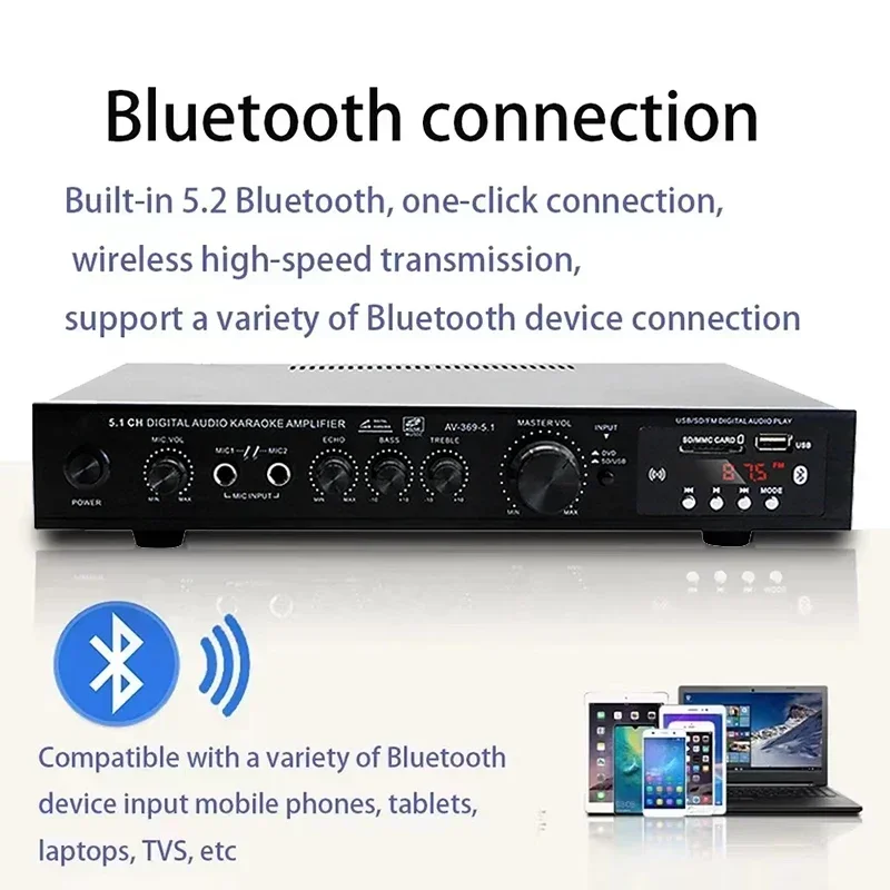 AV-369BT Bluetooth 5.1 Sound S - Home Cinema Bluetooth 5.1 recension och pris