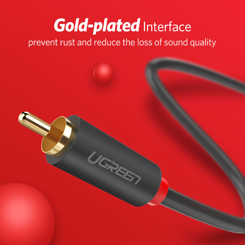 UGREEN 2RCA to 2 RCA Male to M - Home Cinema Dvd recension och pris