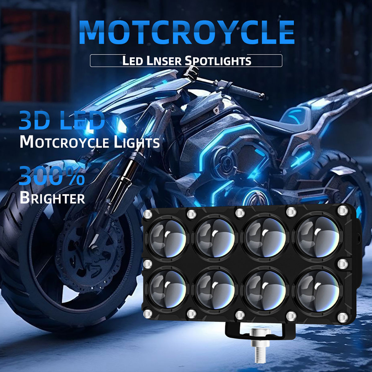 6/8/10 Lens Auxiliary Motorcyc - Projector Lamp Replacement recension och pris
