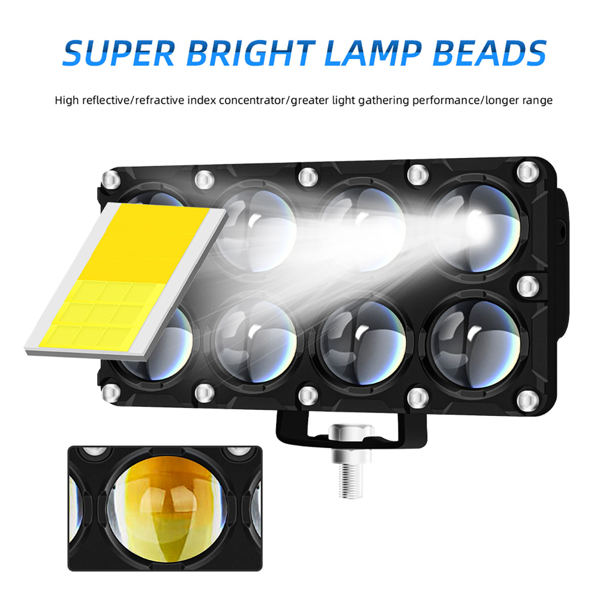 6/8/10 Lens Auxiliary Motorcyc - Projector Lamp Replacement recension och pris