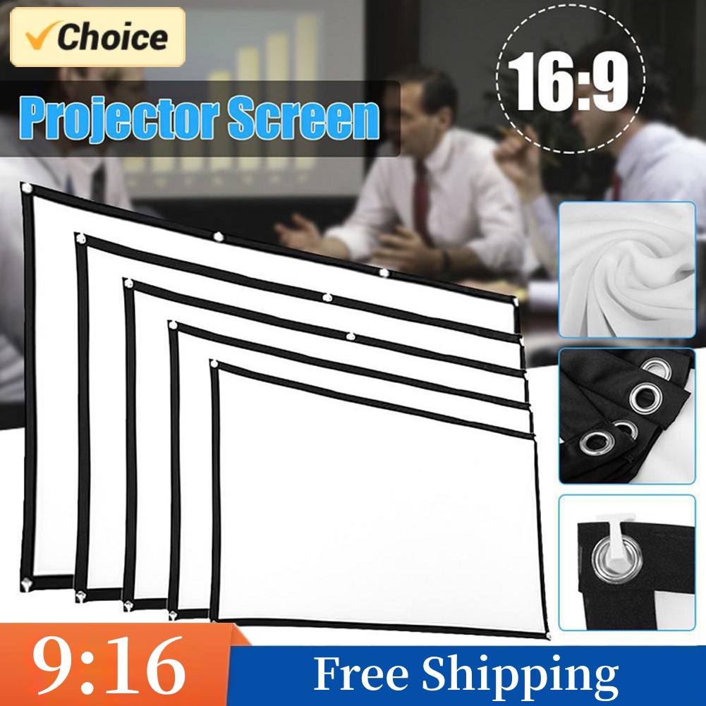 Portable Projector Screen Simp - Home Cinema Blanc recension och pris