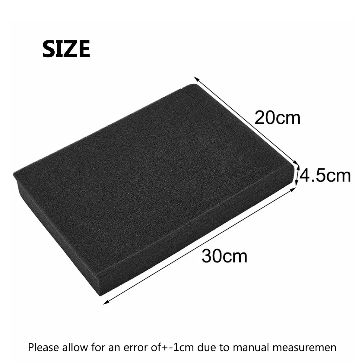 1 Set 30x20x4.5cm Sponge Studi - Acoustic Foam Panel recension och pris
