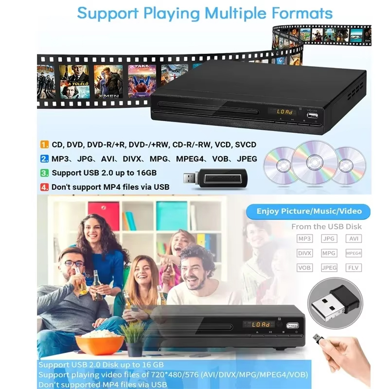 DVD Player With Remote Control - Home Cinema Dvd recension och pris