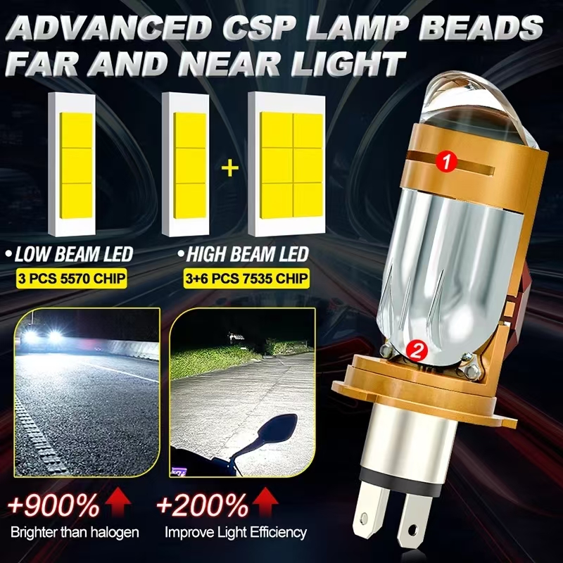 CAMOTO Bi LED Lens Projector H - Projector Lamp Replacement recension och pris