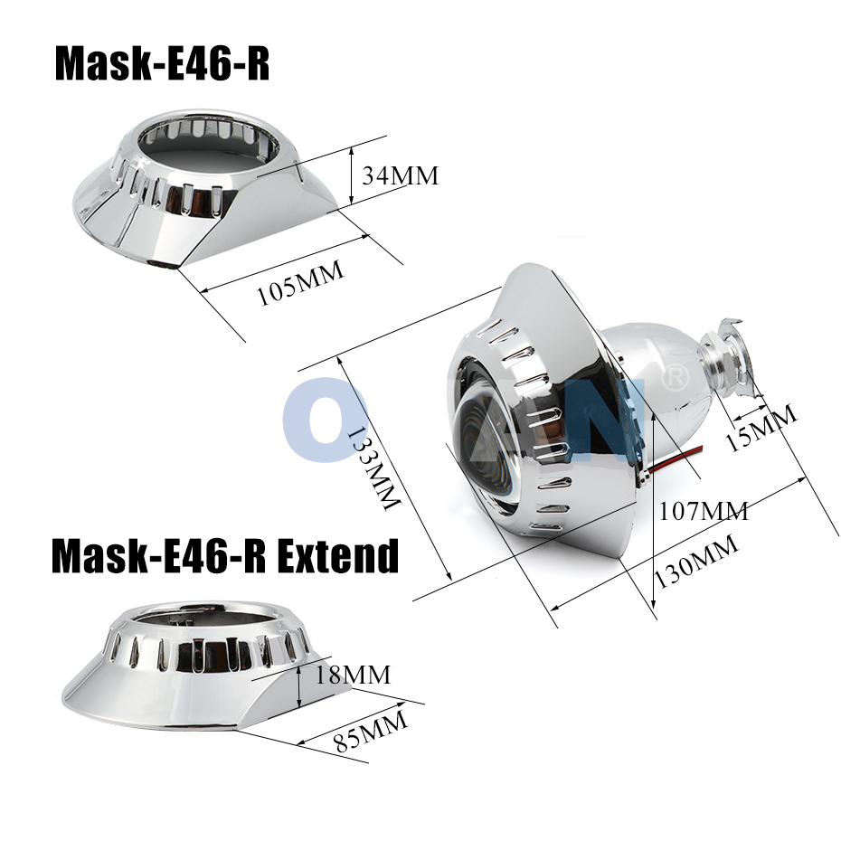 2.5inch Bi Xenon Projector HID - Projector Lamp Replacement recension och pris