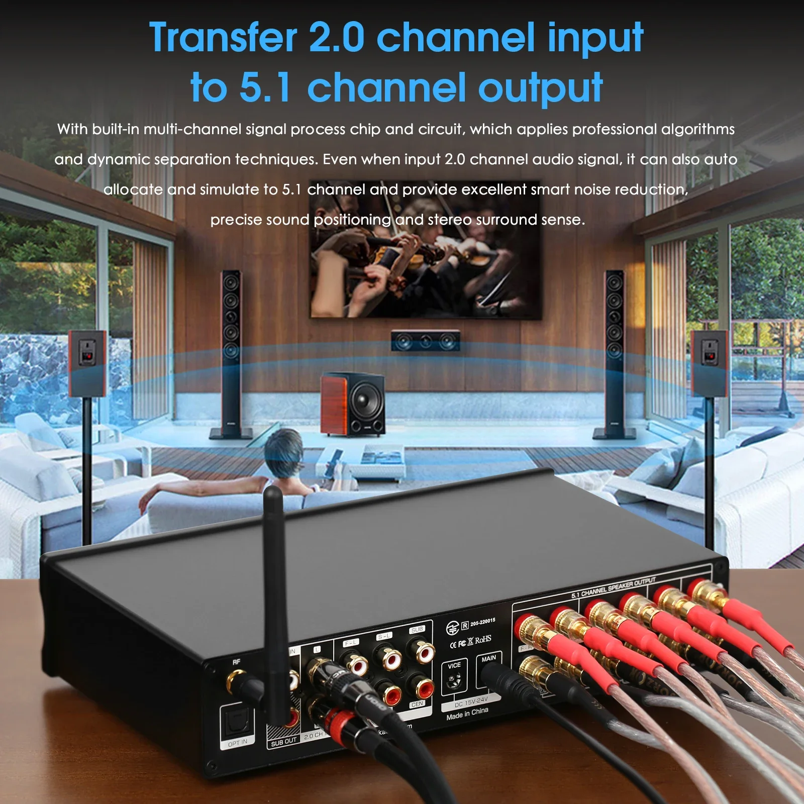Douk Audio 5.1 Channel Digital - Home Cinema Bluetooth 5.1 recension och pris