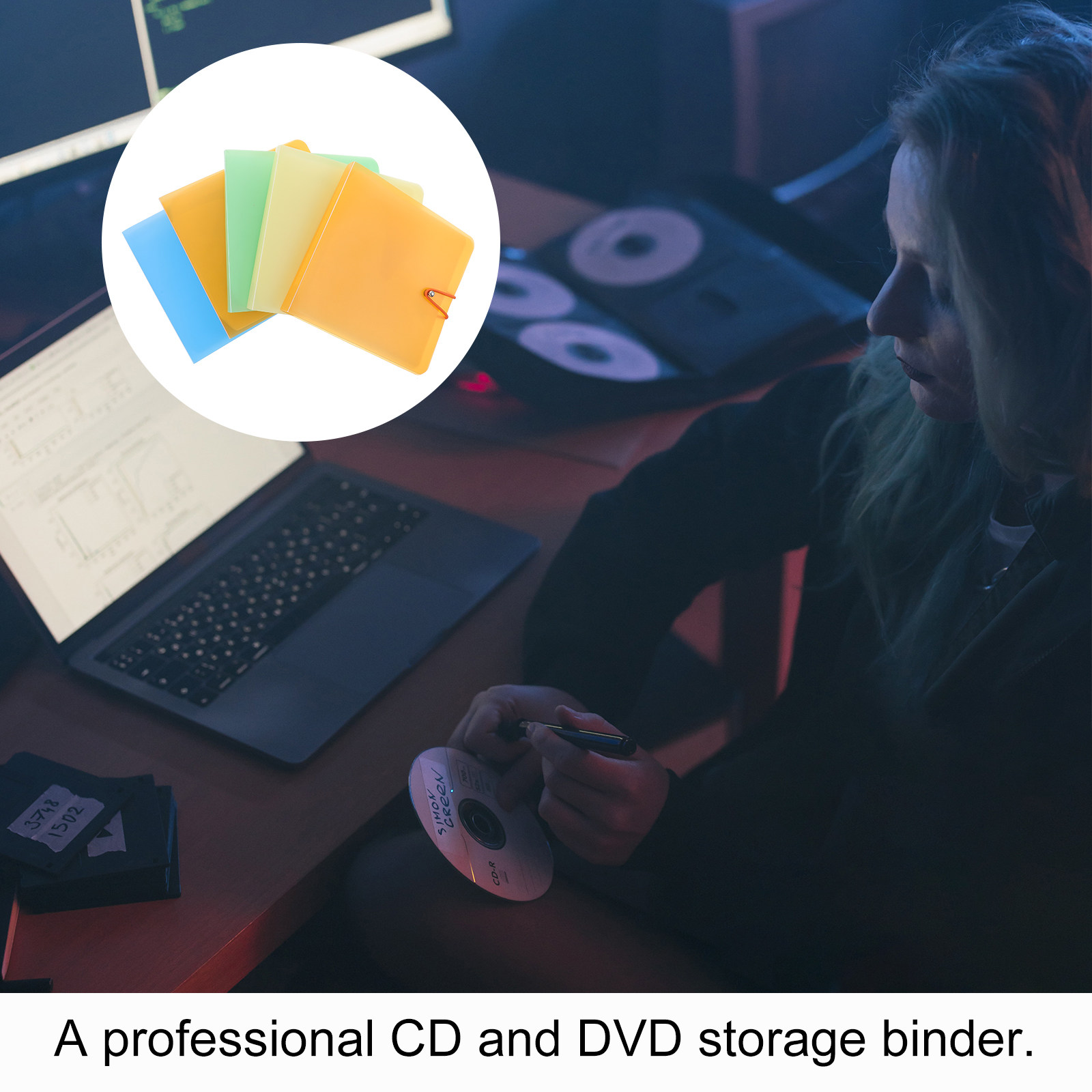 5Pcs Cd Dvd Storage Binder 12- - Home Cinema Dvd recension och pris