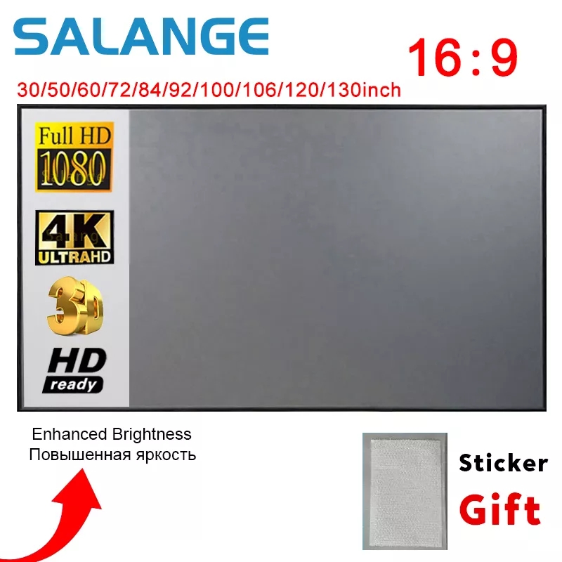 Salange Projector Screen,60 10 - Home Cinema Blanc recension och pris