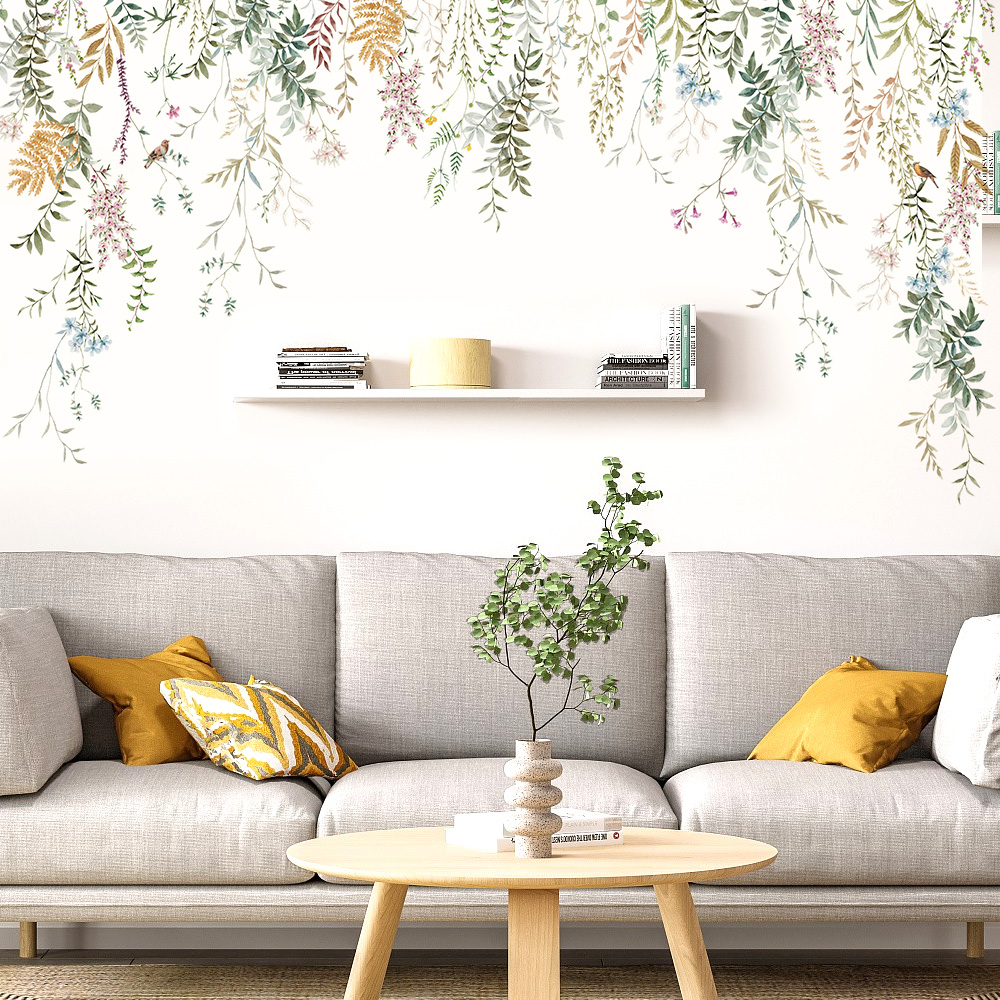 Ink Wall Stickers Green Vine T - Home Cinema Wallpaper recension och pris