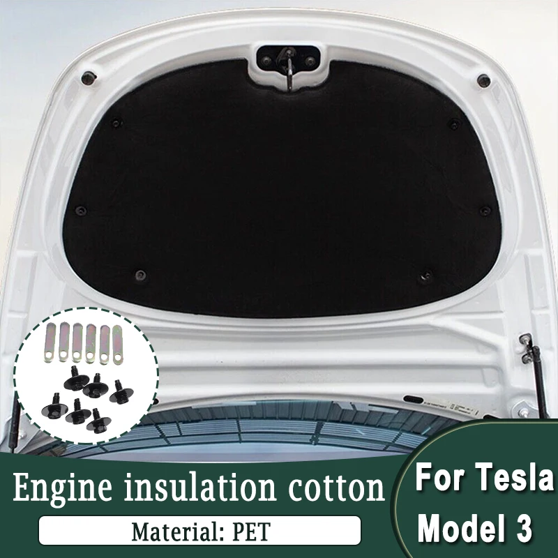 For Tesla Model 3 Hood Engine  - Acoustic Foam Panel recension och pris