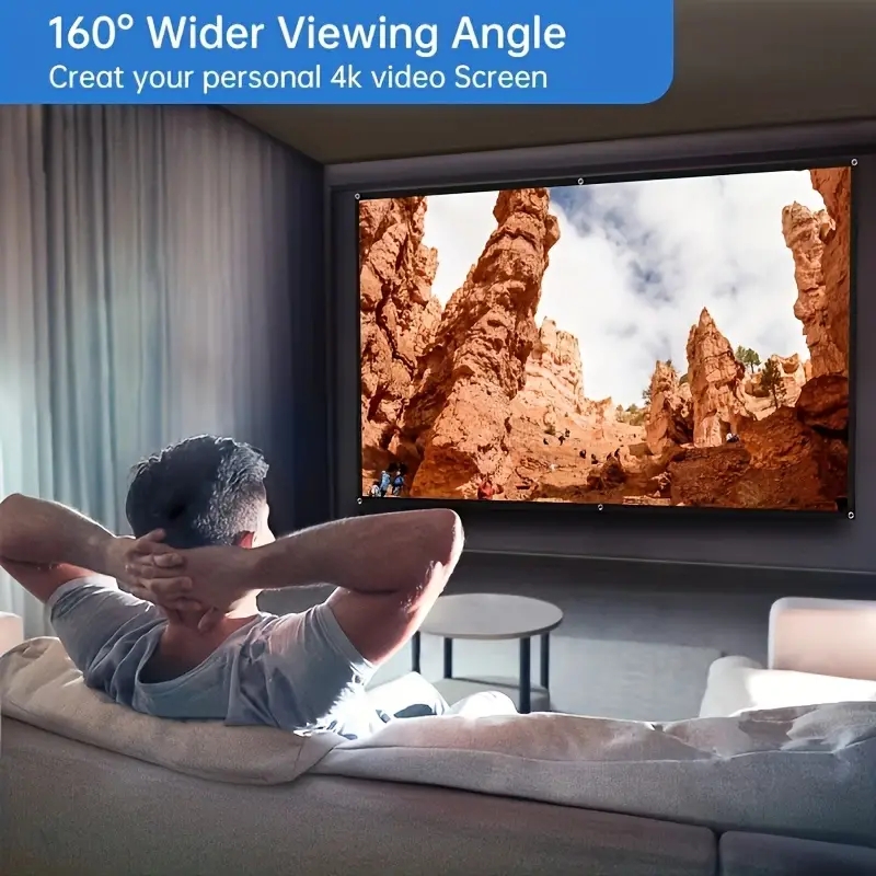 Simple wall mounted projection - Home Cinema Blanc recension och pris