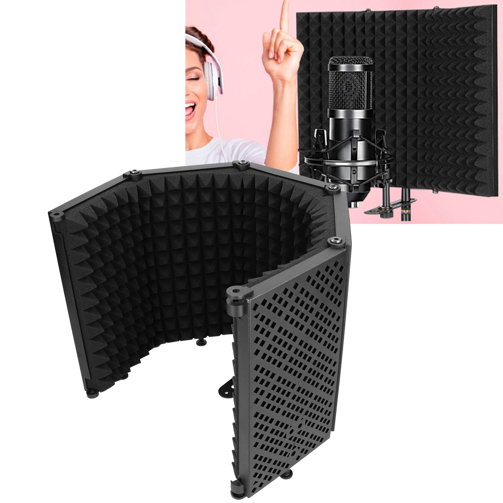 Foldable Microphone Acoustic B - Acoustic Foam Panel recension och pris