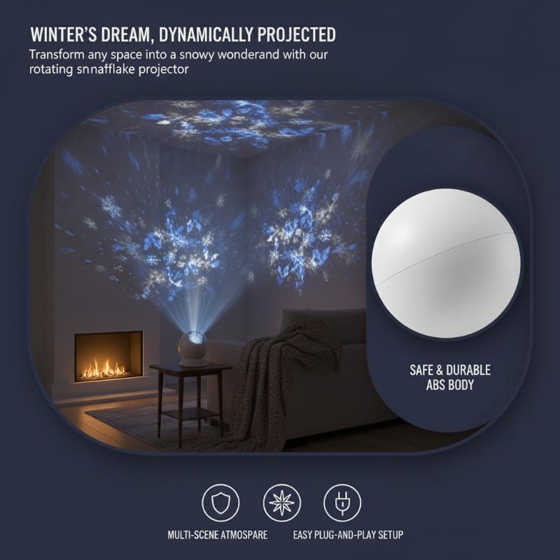 Christmas Snowflake LED Projec - Projector Lamp Replacement recension och pris